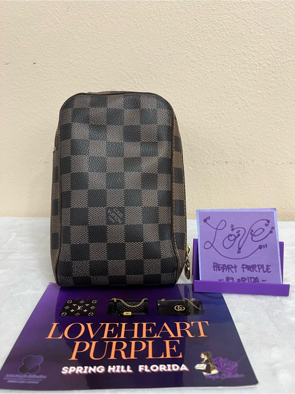 AUTH LOUIS VUITTON GERONIMO BUMBAG